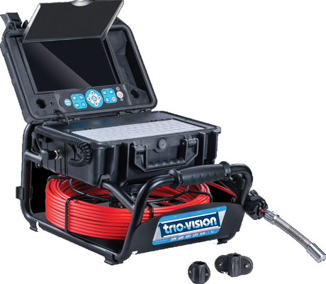High definition sewer pipe inspection push camera with 10 inch monitor