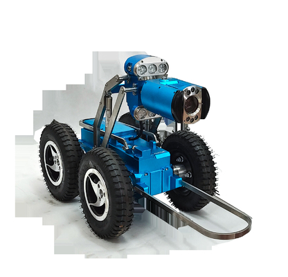 Wireless Tablet Control Sewer Pipe Crawler Robot With High Definition Camera
