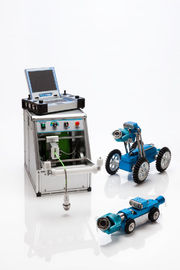 Pan Tilt Rotation CCTV Pipe Inspection Cameras , Industrial Sewer Camera Crawler