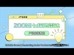 GPR-Doppelfrequenz für Rohrdetektions- und Bodendurchdringungsradar 200 MHz